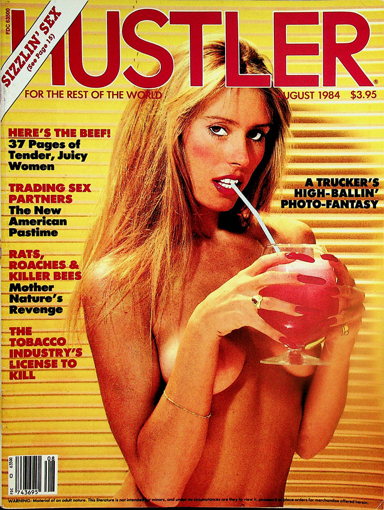 Hustler Magazine  Covergirl Lori / Trading Sex Partners  August 1984   020324lm-p2