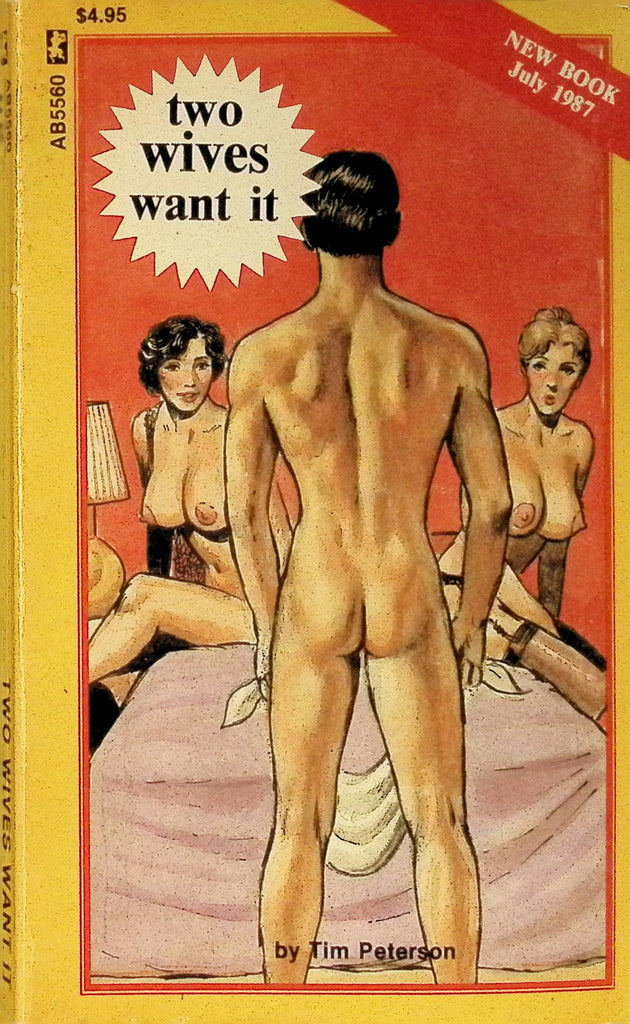 Two Wives Want it by Tim Peterson AB5560 1987 Greenleaf Classics Adult Paperback Novel 072325AMP