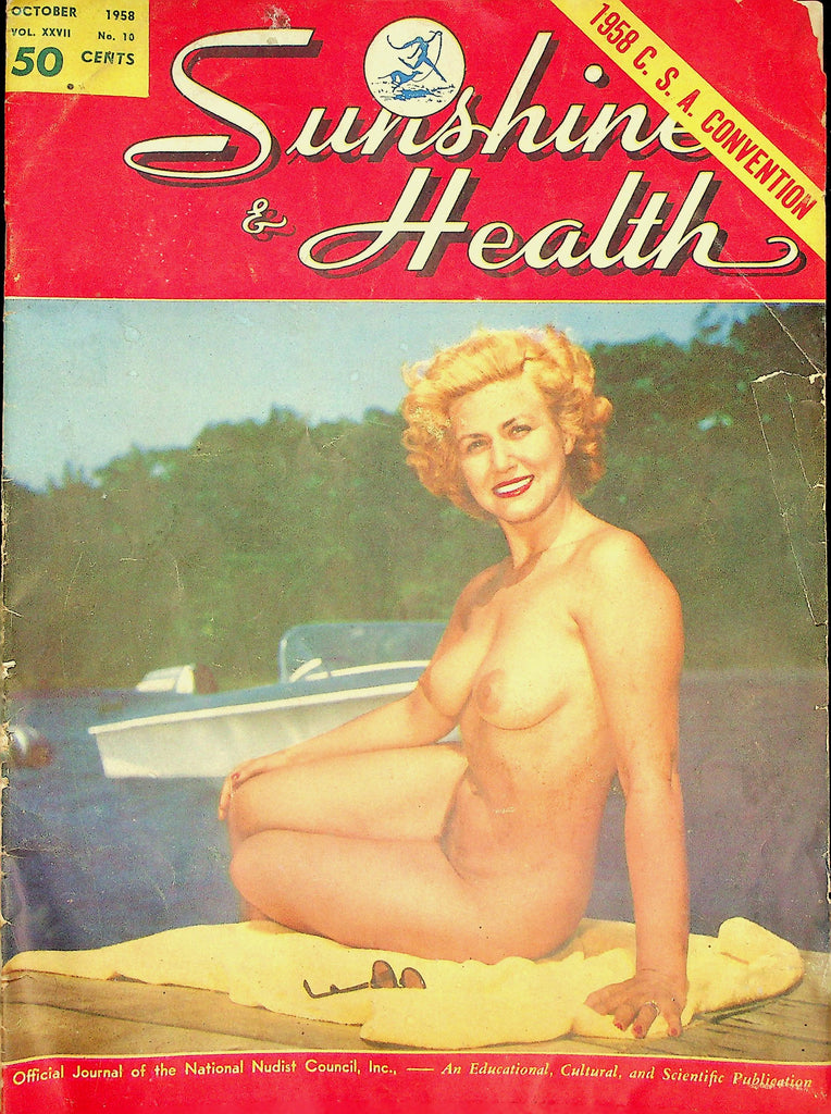 Sunshine & Health Nudist Magazine  Nudist Photo Workshop  October 1958   012426lmp