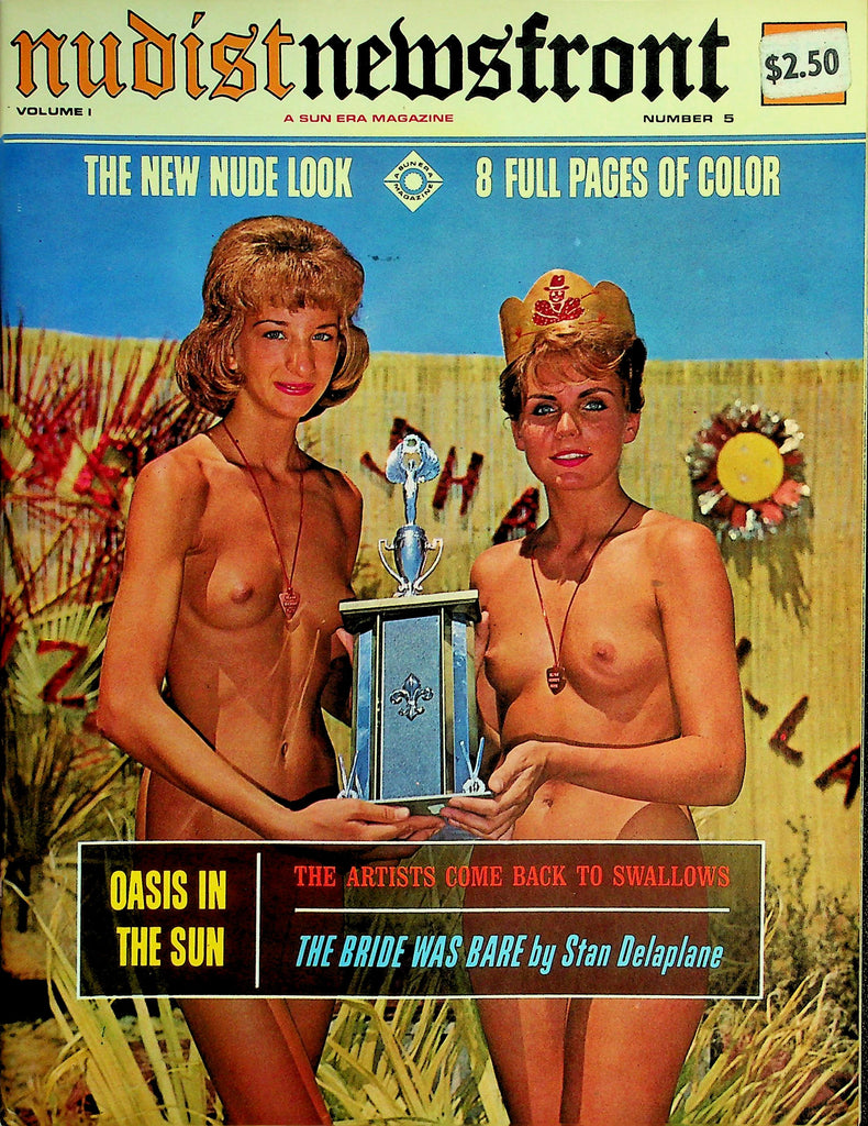 Nudist Newsfront Magazine  Oasis In The Sun / The Bride Was Bare  vol.1 #5 1964  081926lmp2-GSC