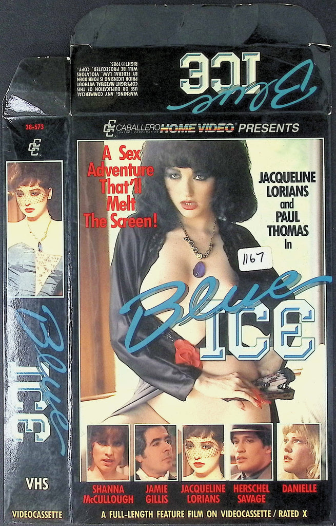 Blue Ice Jacqueline Lorians Paul Thomas Shanna McCullough Adult VHS Caballero Home Video 032426AKVHS