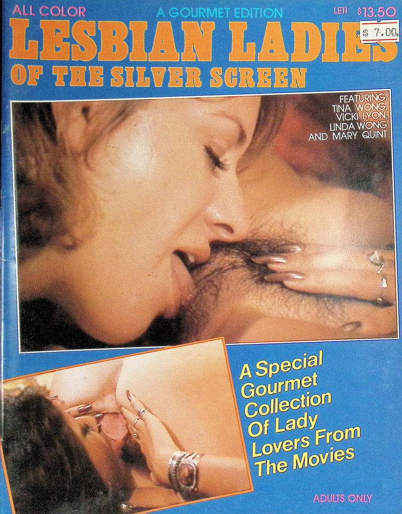 Lesbian Ladies of the Silver Screen Magazine Tina Wong, Vicki Lyon, Linda Wong 1980s  092626LLP
