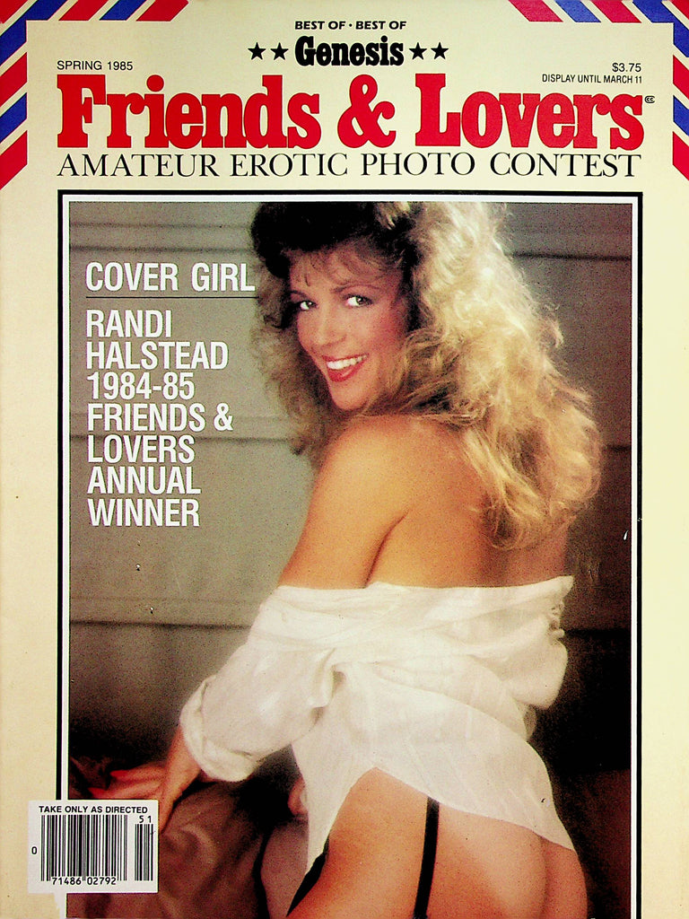 Genesis Friends & Lovers Amateur Erotic Photo Contest Magazine  Covergirl Randy   Spring 1985   072423lm-p