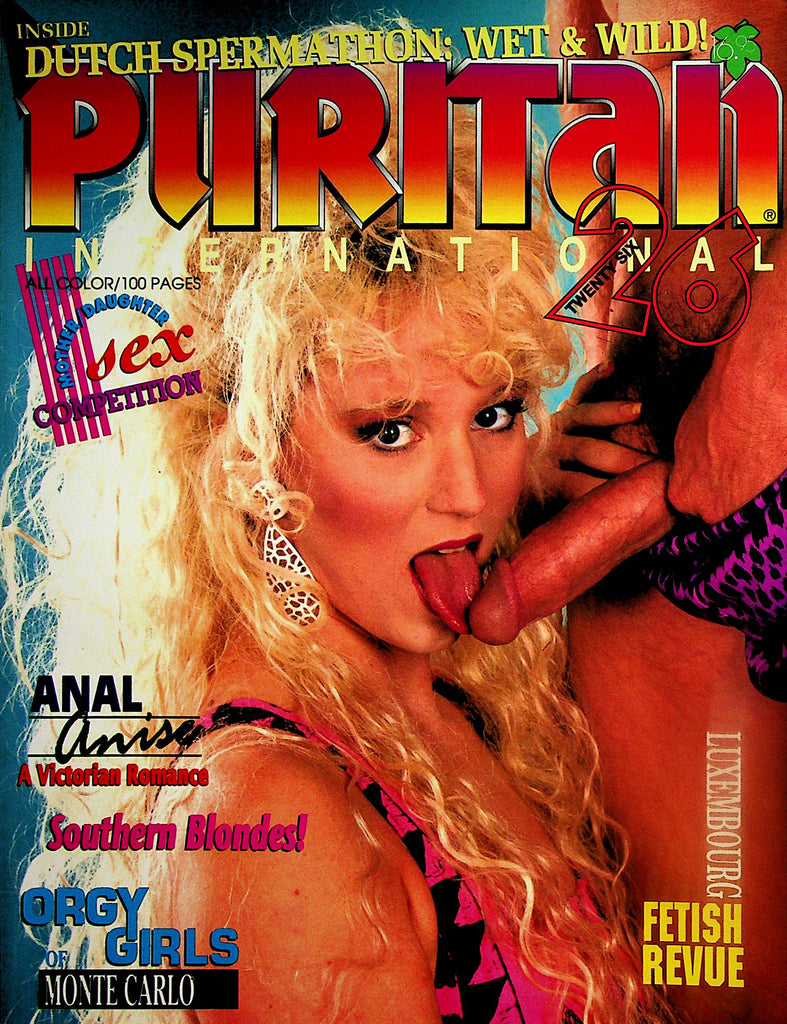 Puritan International Magazine  Dutch Spermathon / Orgy Girls Of Monte Carlo #26  1992    110624lm-p