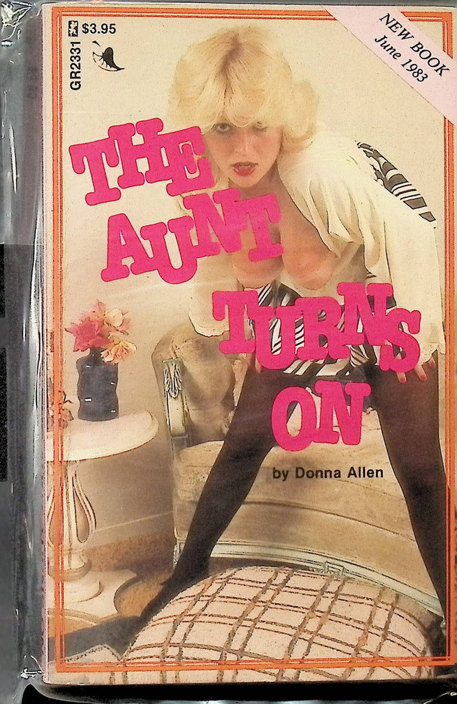 The Aunt Turns On by Donna Allen GR2331 June 1983 Greenleaf Adult Paperback Novel-080224AMP
