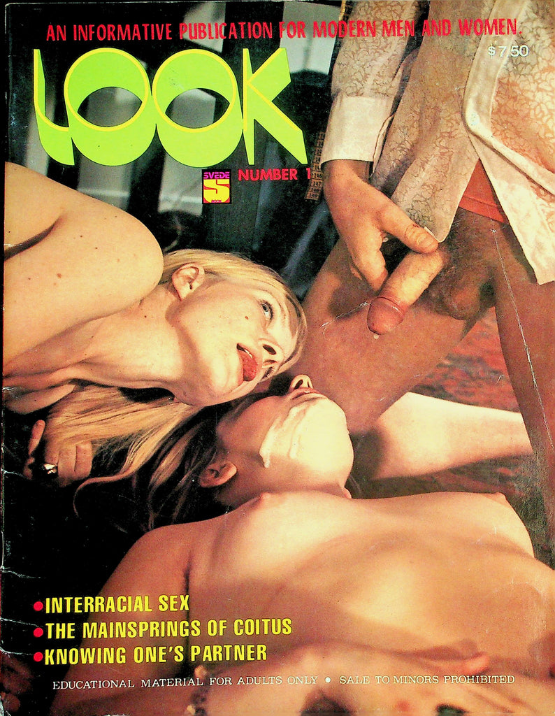 Look Magazine  Interracial Sex, The Mainsprings Of Coitus, Knowing One's Partner  #1  1970's       052526lmp-GSC