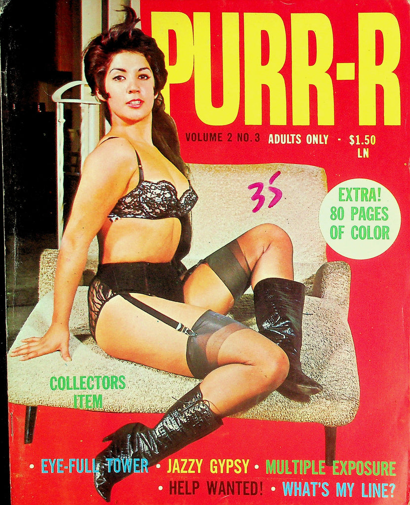 Purr-r Magazine  Jazzy Gypsy / Multiple Exposure  vol.2 #3 1960's  Collectors Item  080426lmp-GSC
