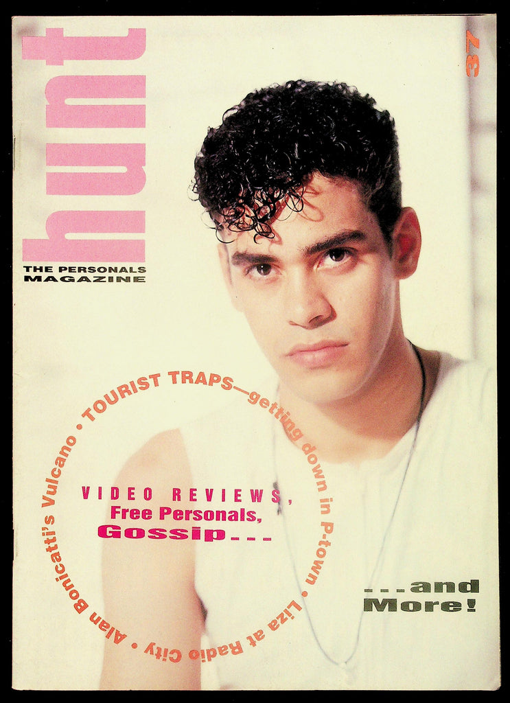 Hunt Gay Personal Ad Magazine No. 37 1991 Alan Bonicatti Feature 081726hrp-54