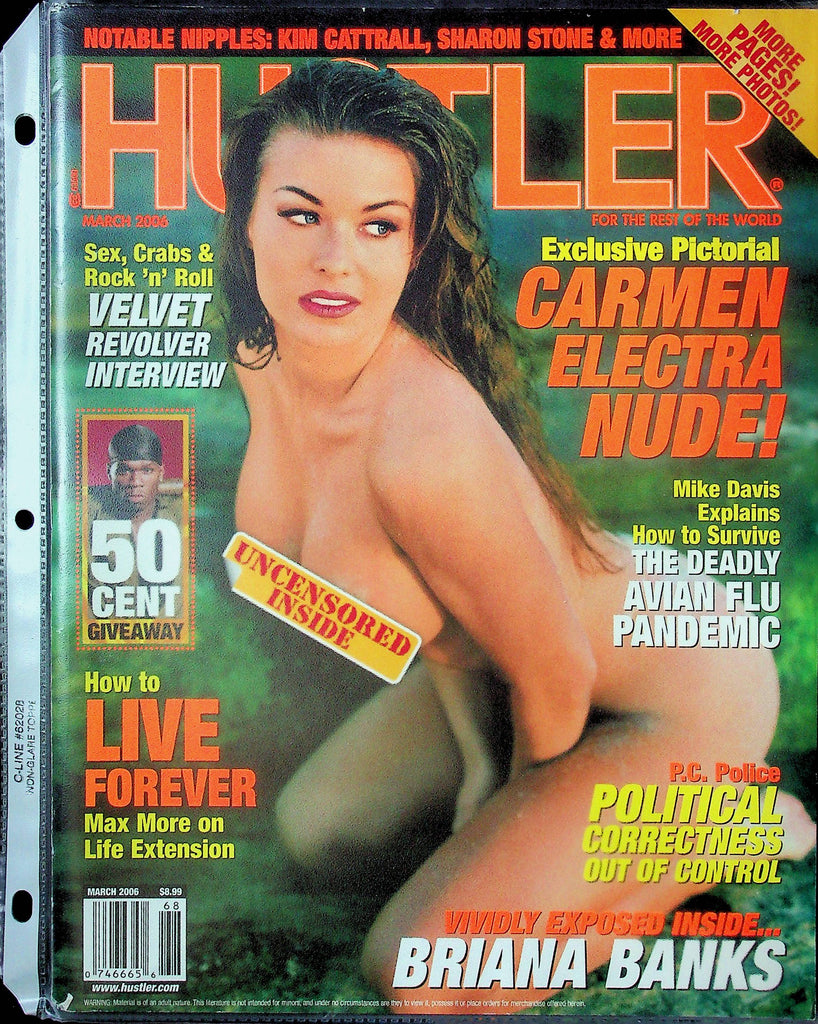 Hustler Magazine Briana Banks & Carmen Electra March 2006 110424RP