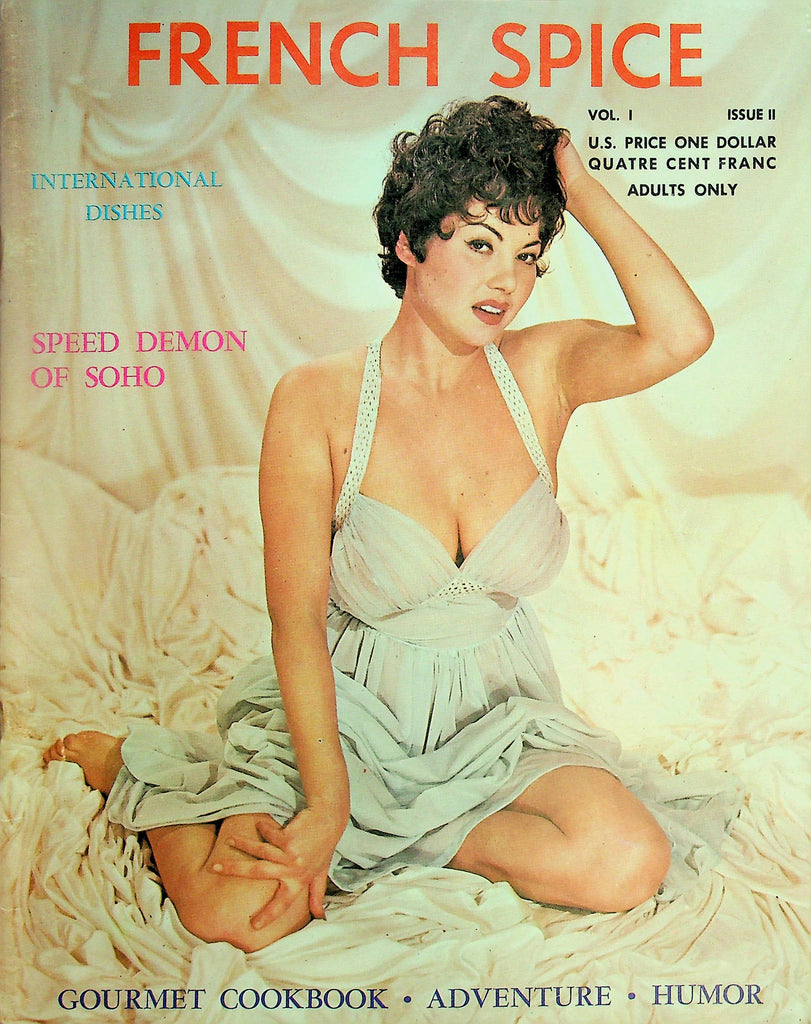 French Spice Magazine  Ann Austin / Brenda Graham Bubbling Over / Gourmet Cookbook  vol.1  #2  1960's   092926lmp-GSC