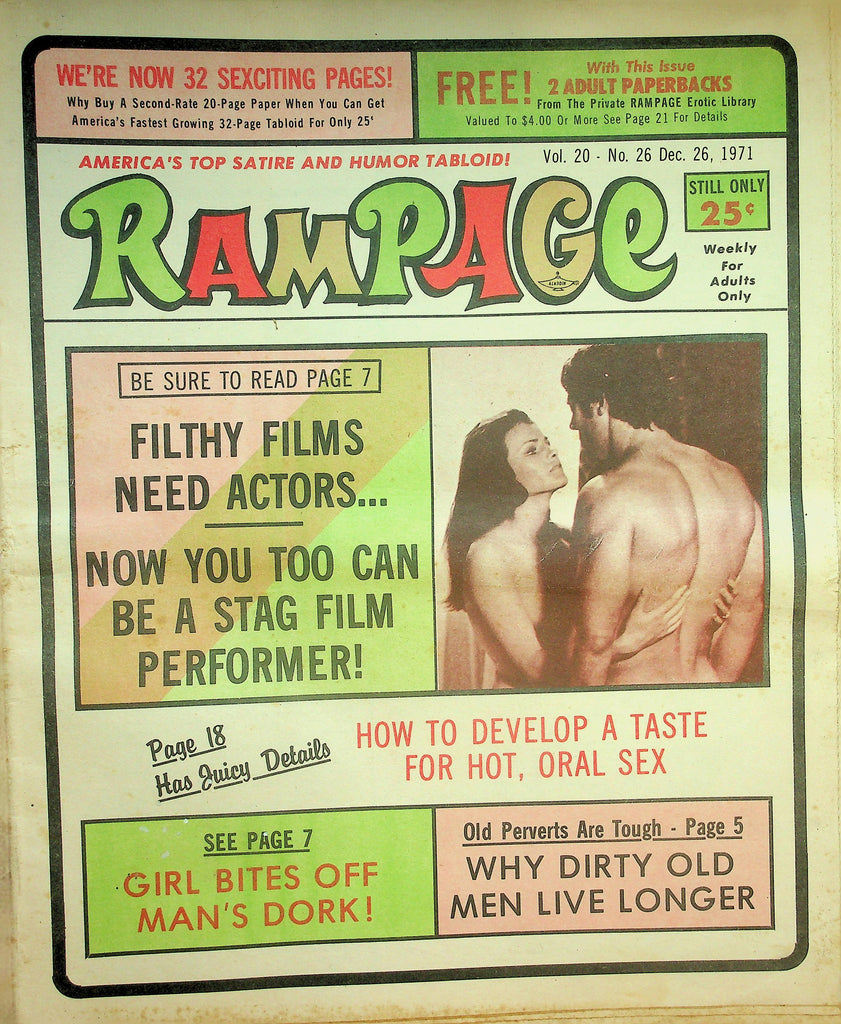 Rampage Adult Newspaper  How To Develop A Taste For Hot, Oral Sex  December 26, 1971    090626lmp-GSC