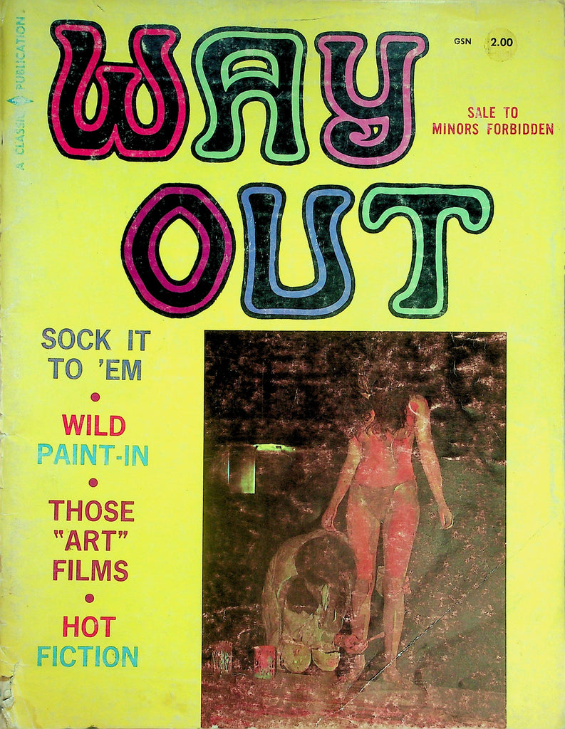 Way Out Magazine  Wild Paint-In / Sock It To 'Em  vol.1 #7  1968   032126lmp