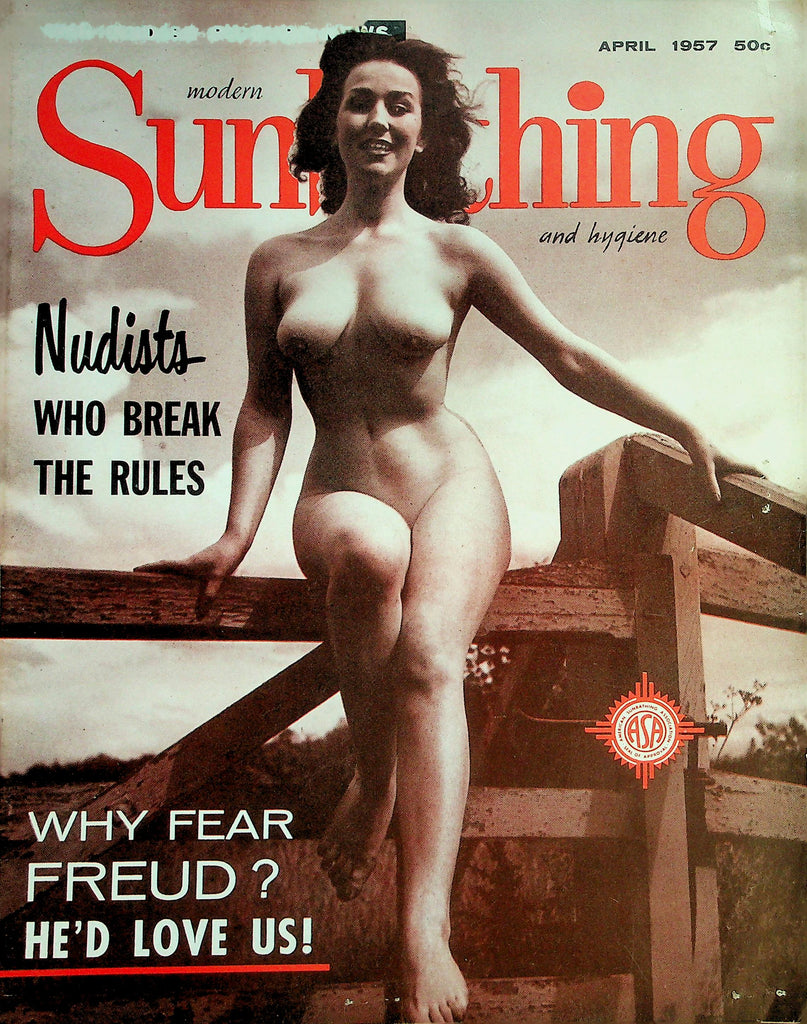 Modern Sunbathing and Hygiene Magazine  Nudists Who Break The Rules April 1957   072426lmp-GSC