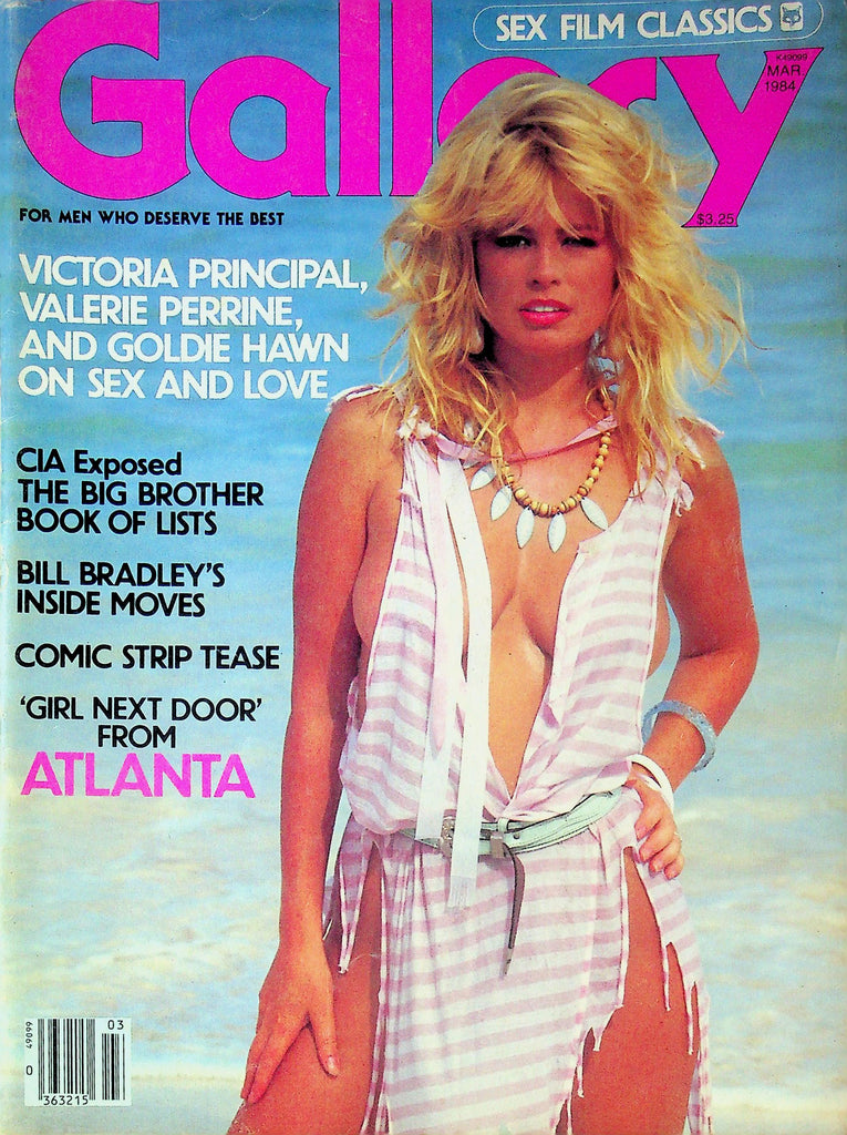 Gallery Men's Magazine Ft. Victoria Principal & Bill Bradley March 1984 052425RP