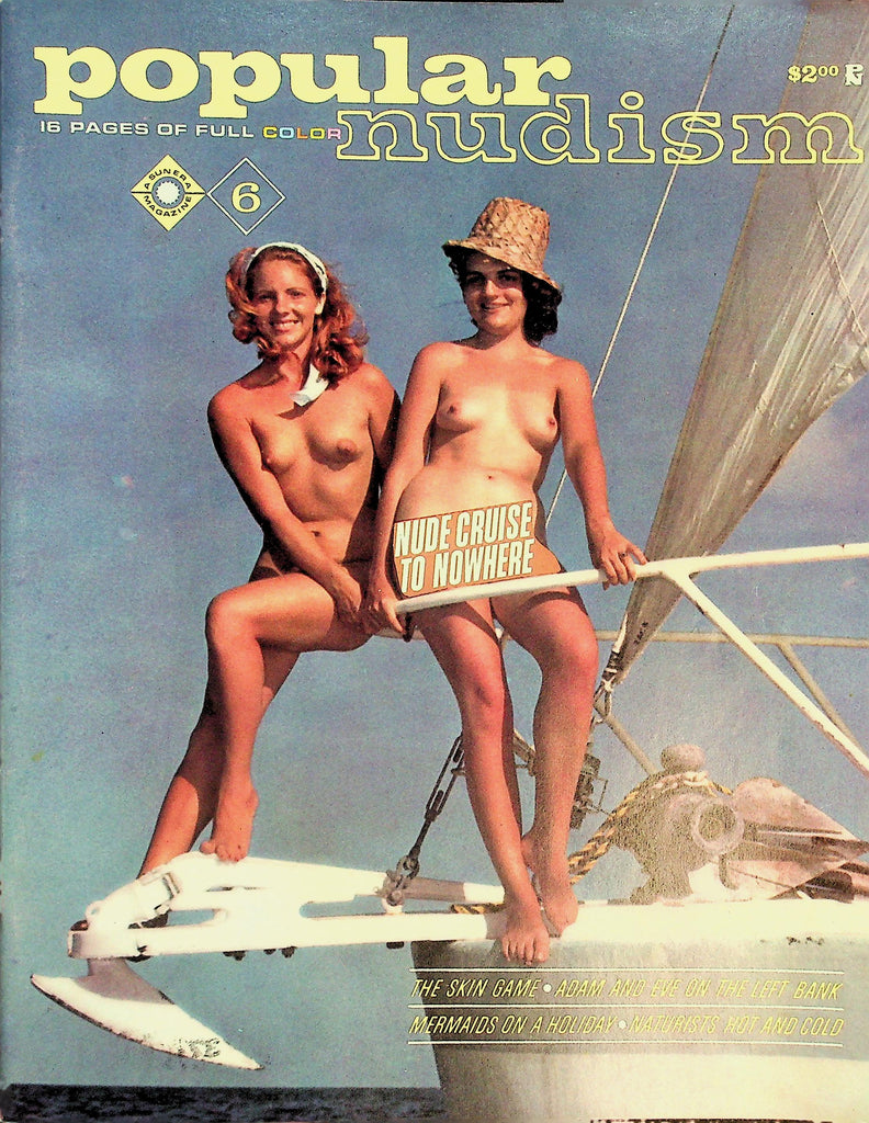 Popular Nudism Magazine  Nude Cruise To Nowhere / The Skin Game  #6  1965    081926lmp2-GSC