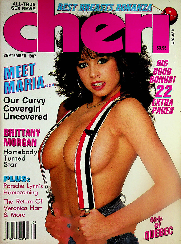 Cheri Magazine  Covergirl Maria Whittaker / Brittany Morgan  September 1987     020324lm-p