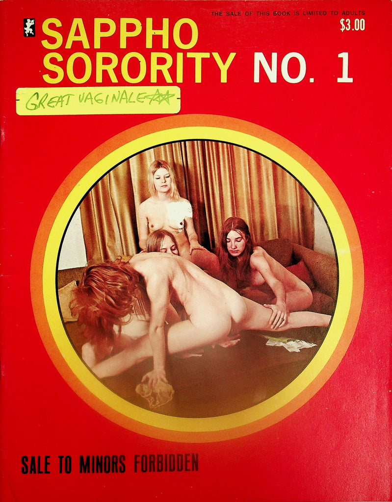 Sappho Sorority Lesbian Vintage Magazine  #1 1970    091625lm-p