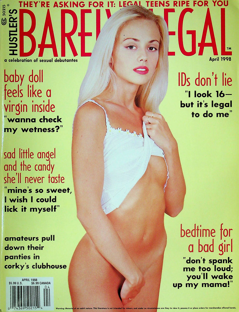 Hustler's Barely Legal Adult Magazine Natalie & Ivanya April 1998 060524RP