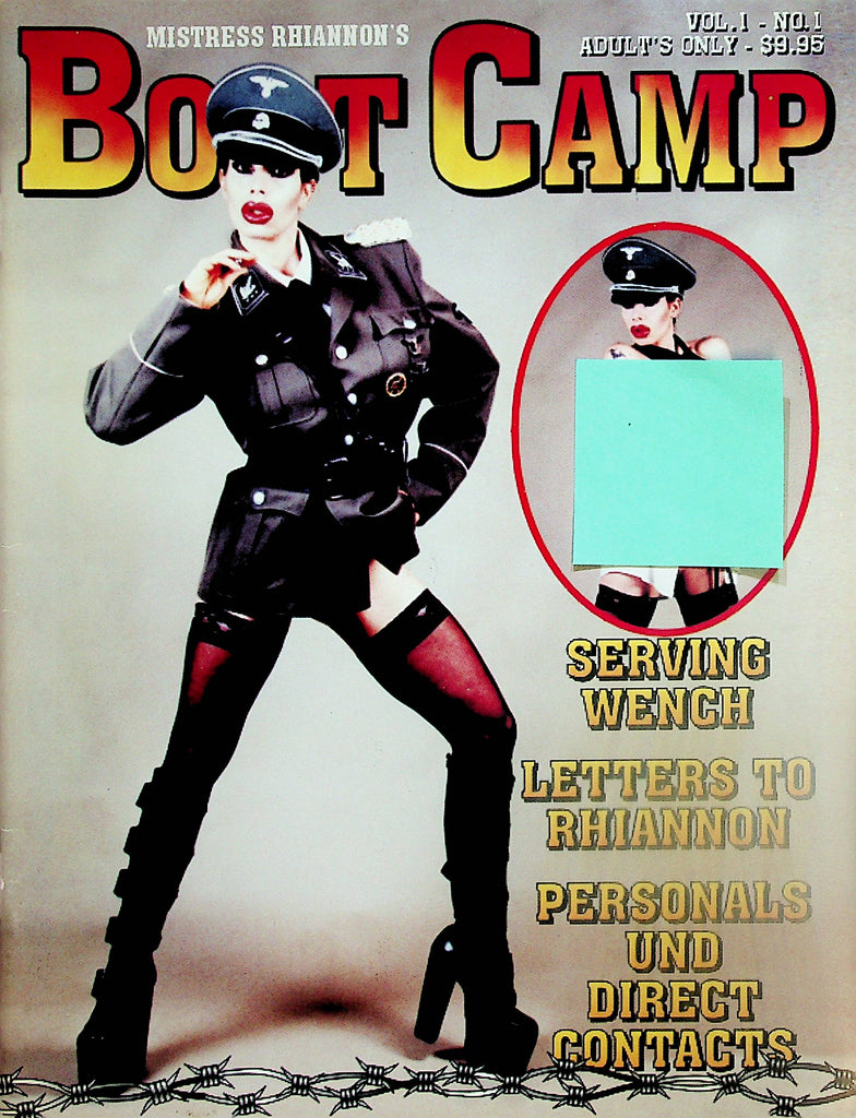 Mistress Rhiannon's Boot Camp Magazine  Covergirl Rhiannon   Serving Wench  vol.1 #1  2000  010324lm-p2