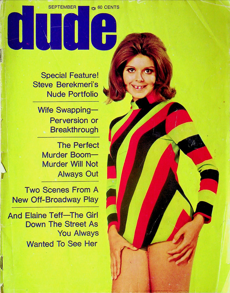 Dude Magazine Ft. Steve Berekmeri & Elaine Teff September 1968 050826AMP-