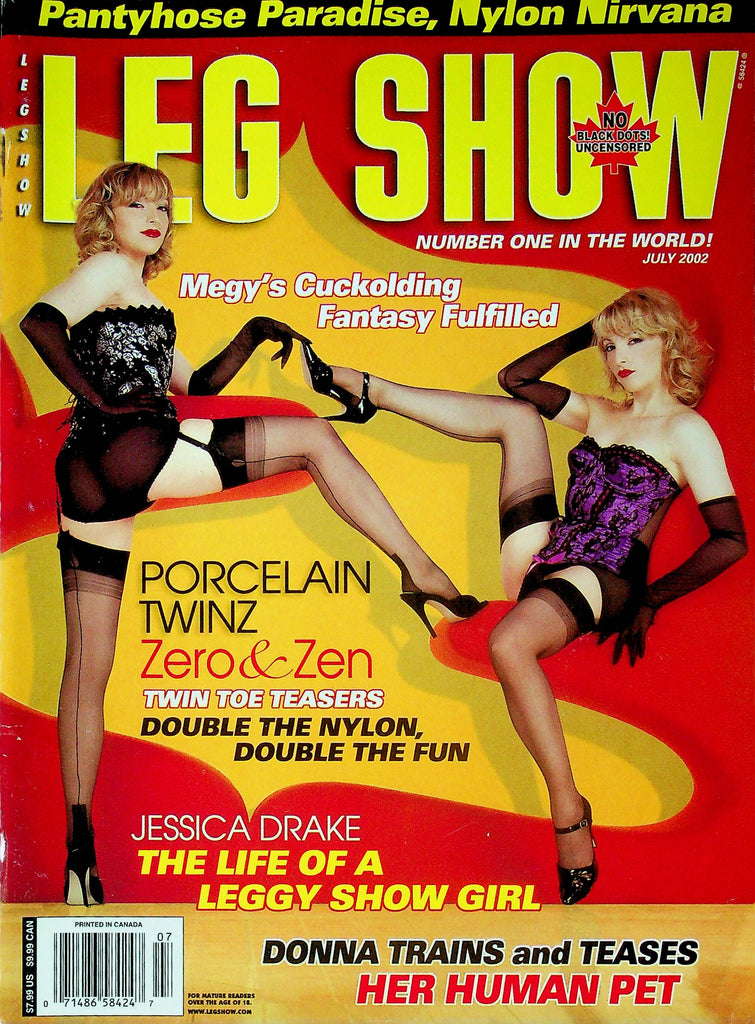 Leg Show Magazine Zero & Zen The Porcelain Twinz July 2002 022724RP