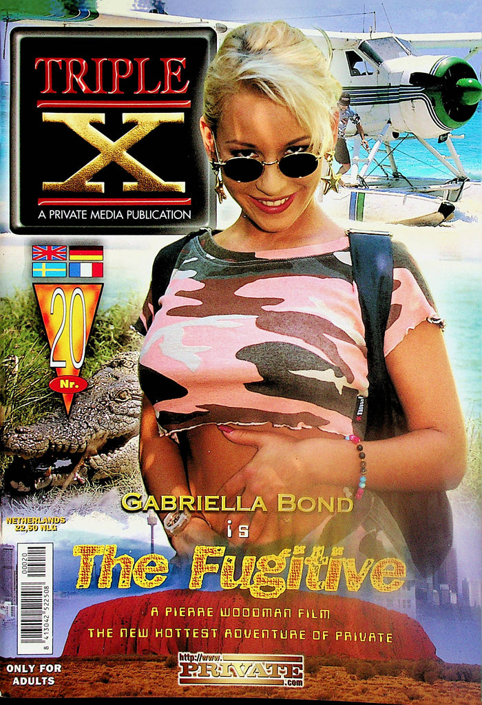 Triple X International Magazine  Gabriella Bond Is The Fugitive  #20 1997 by Private     011425lm-p