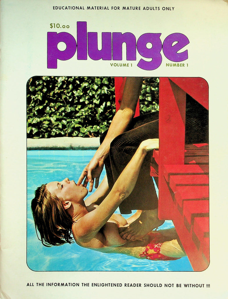 Plunge Magazine   Fun, Business and Pleasure!   #1  1970's     012926lmp