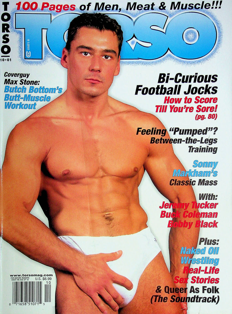 Torso Gay Men's Magazine Max Stone & Sonny Markham October 2001 121724RP