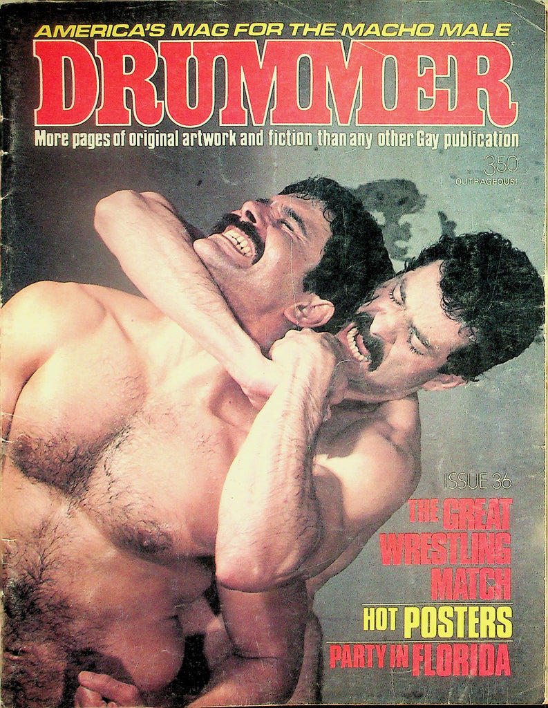 Drummer Gay Magazine  The Great Wrestling Match  #36  1980  101626lmp-GSC