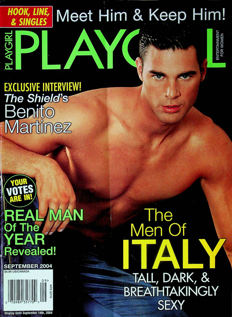 Playgirl Magazine Benito Martinez September 2004 041924RP