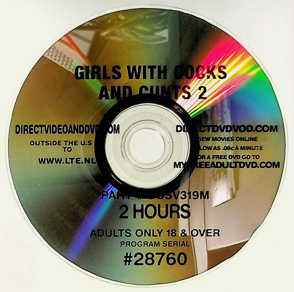 Girls With Cocks And Cunts 2 DVD 2hrs Direct DVD 051624tsdvdb25