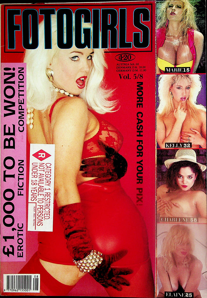 Fotogirls Magazine  Covergirl Odette  vol.5 #8 1991   012825lm-p