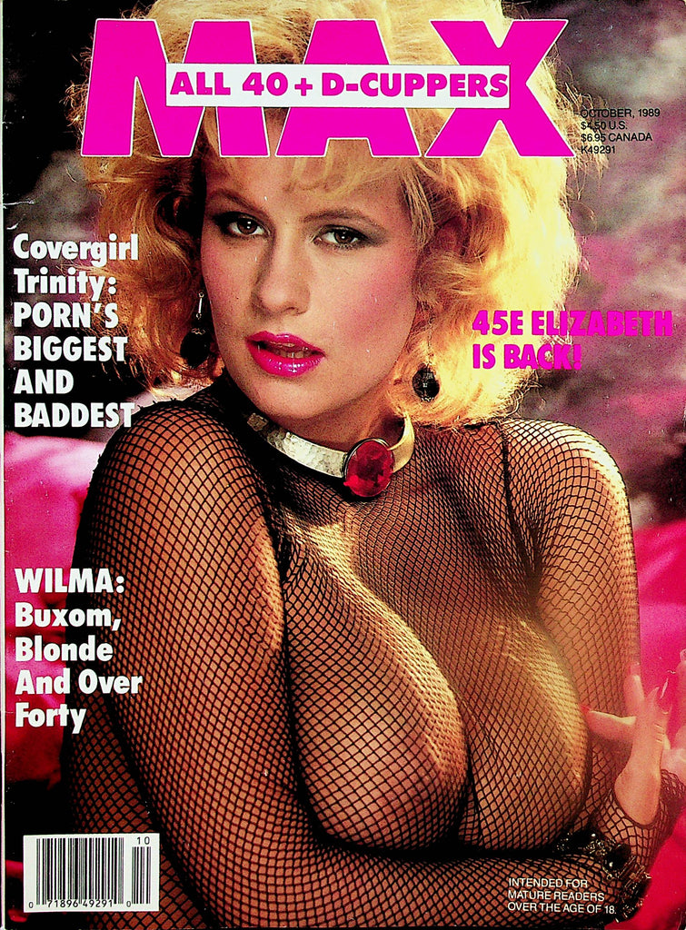 Max Magazine  Covergirl Trinity Loren  October 1989  092324lm-p