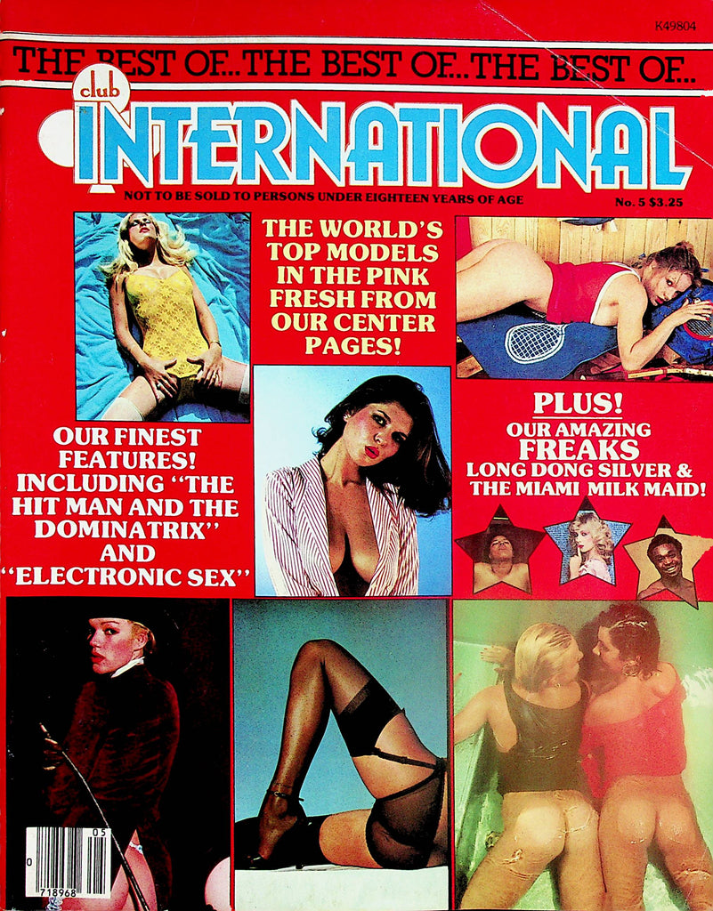 Best Of Club International Magazine  Top Models From Our Center Pagers! / Long Dong Silver  #5  1980 Paul Raymond   021025lm-p2