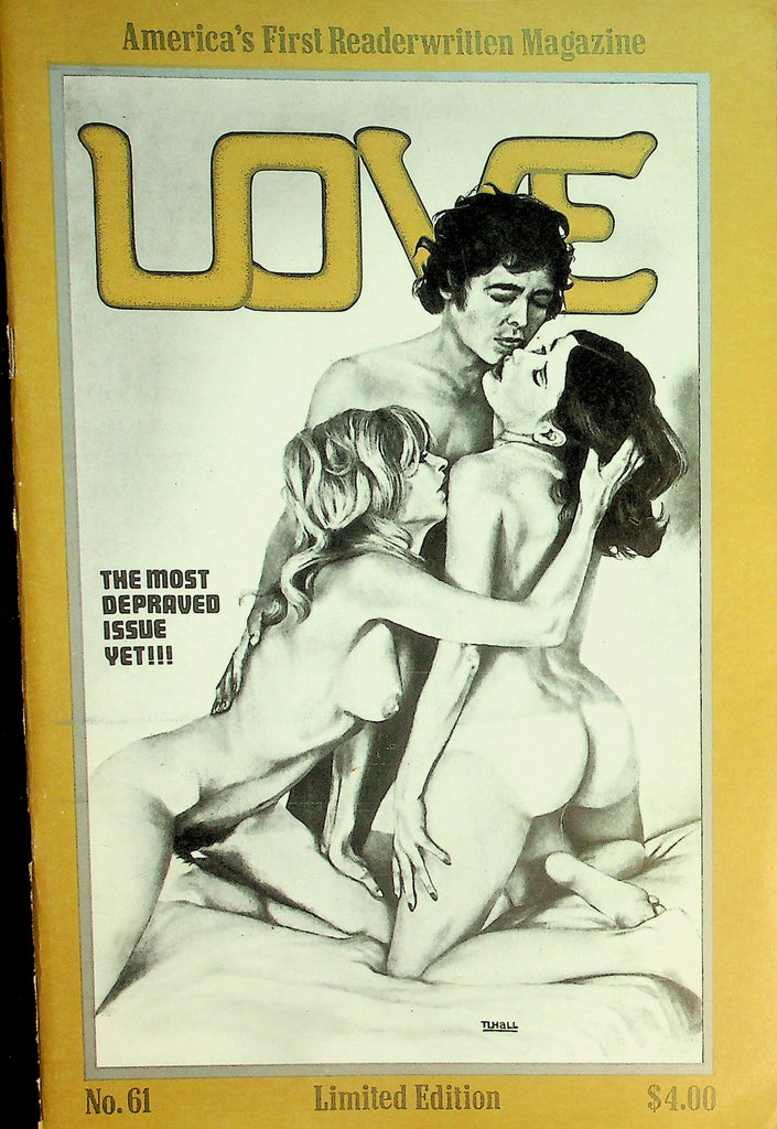 Love Adult Newspaper Magazine  Depraved Edition  #61  1970's    090126lmp2-GSC