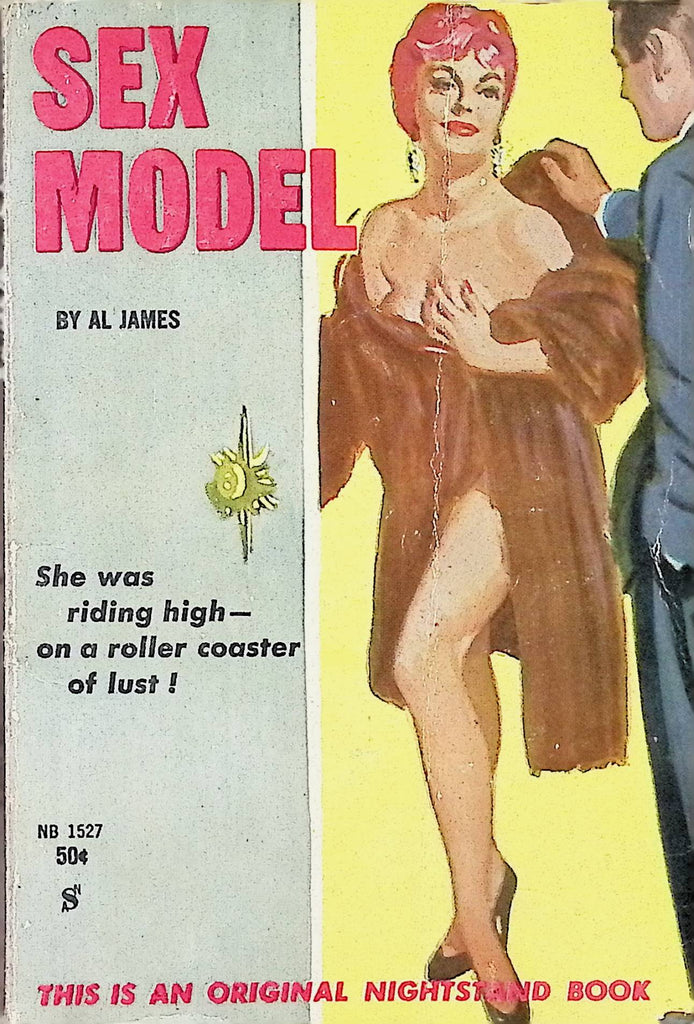 Sex Model by Al James NB 1527 1960 Nightstand Books Adult Erotic Paperback Novel-061324AMP