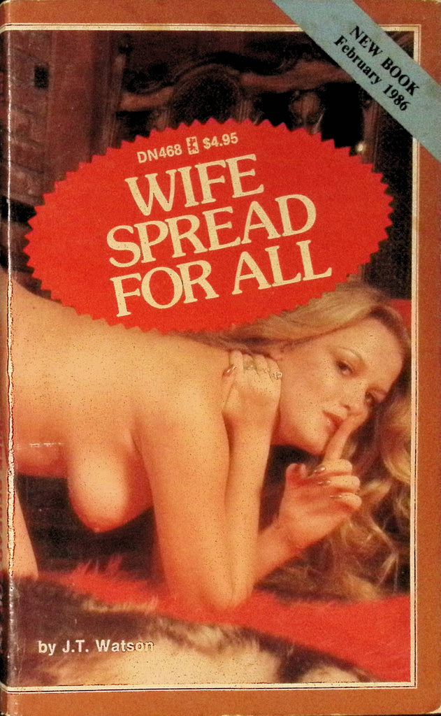 Wife Spread for All by JT Watson DN468 1986 Greenleaf Classics Adult Paperback Novel 072525AMP