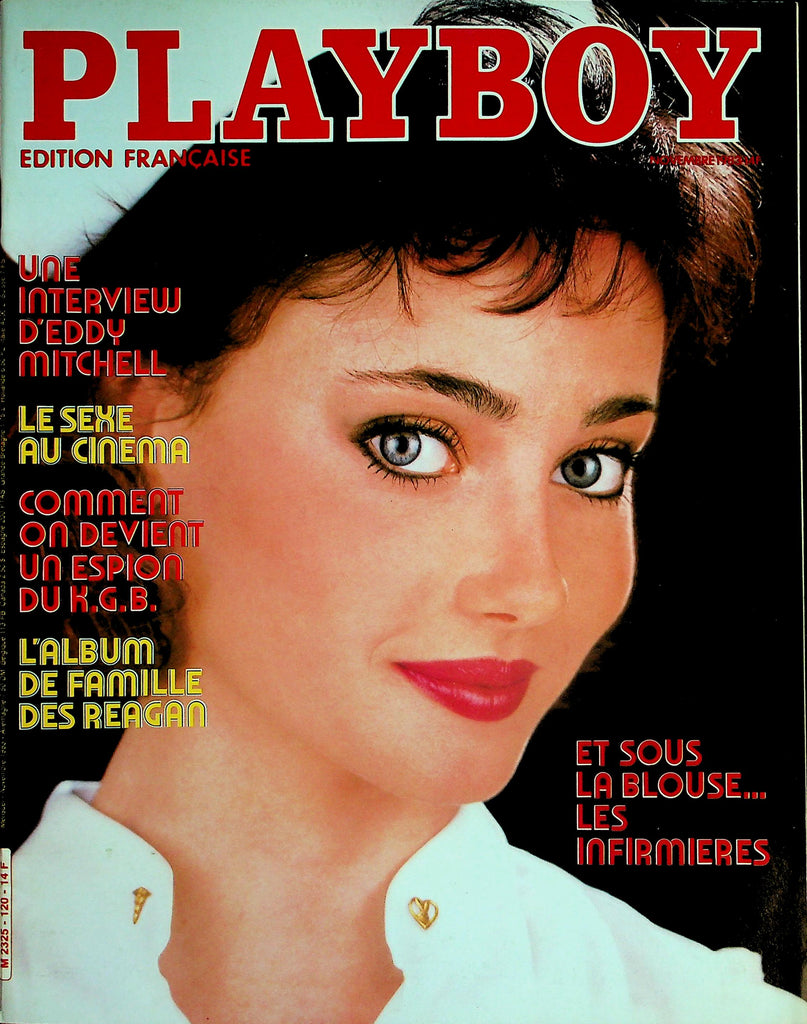 Playboy French International Magazine   Centerfold Girl Veronica De La Pampa / Frank Zappa Interview  November 1983    022626lmp