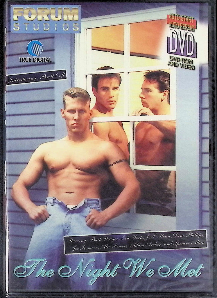Night We Met ft. Brett Colt, Buck Yeager, Eric York Gay DVD Blue Jay Productions 110325AKDVD