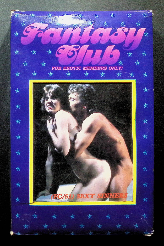 Sexy Sinners Fantasy Club VHS Cindy Carver Billy Dee 121024DMVHS2