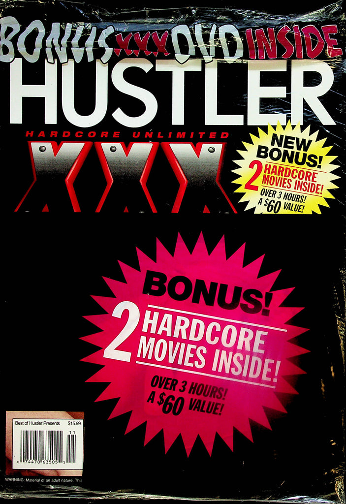 Hustler Hardcore XXX Magazine  #55  1990's  w/DVD  new/sealed    092524lm-p
