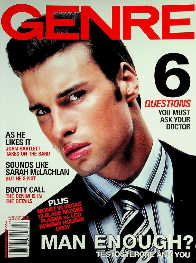 Genre Gay Interest Magazine  Cover Guy Jarrod / Man Enough? Testosterone And You  March 2004   042326lmp