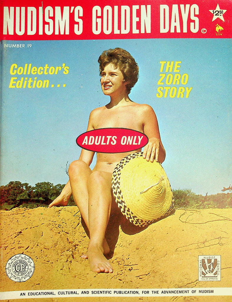 Nudism's Golden Days Magazine   Collector Edition   The Zoro Story  #19 1967    071026lmp-GSC