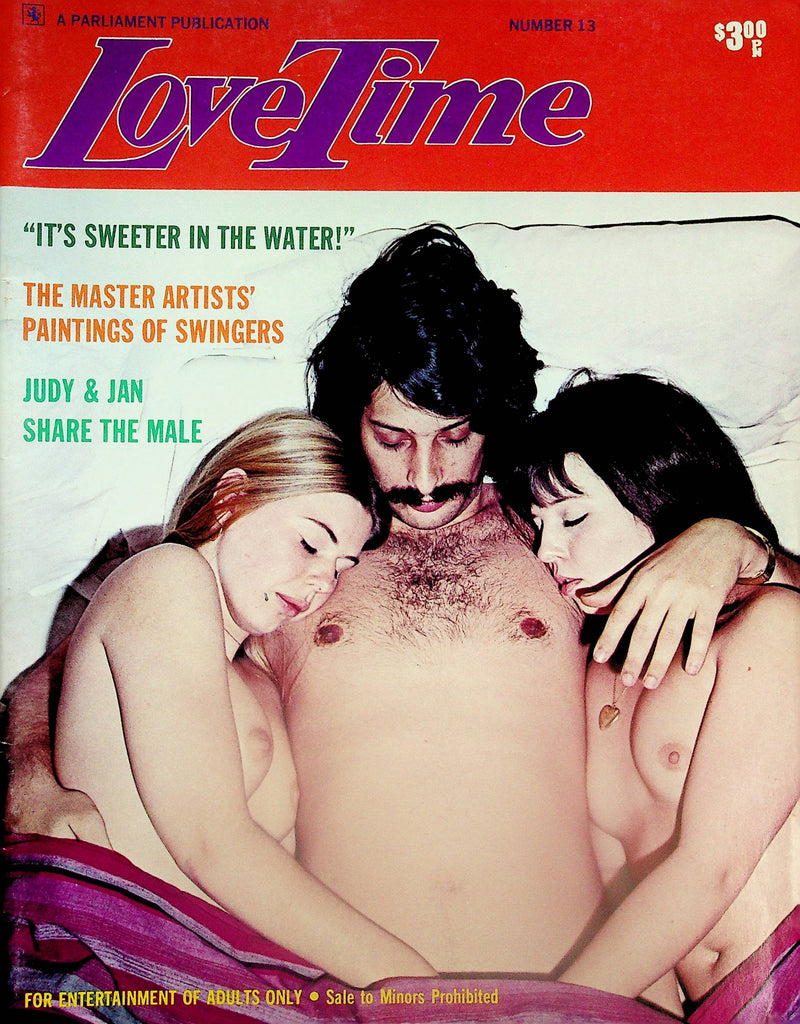 Love Time Magazine  Judy & Jan Share The Male  #13  1972     060125lm-p