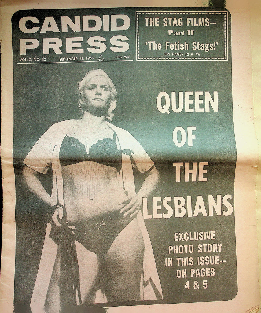 Candid Press Adult Newspaper   Queen Of The Lesbians  September 15, 1968       051326lmp