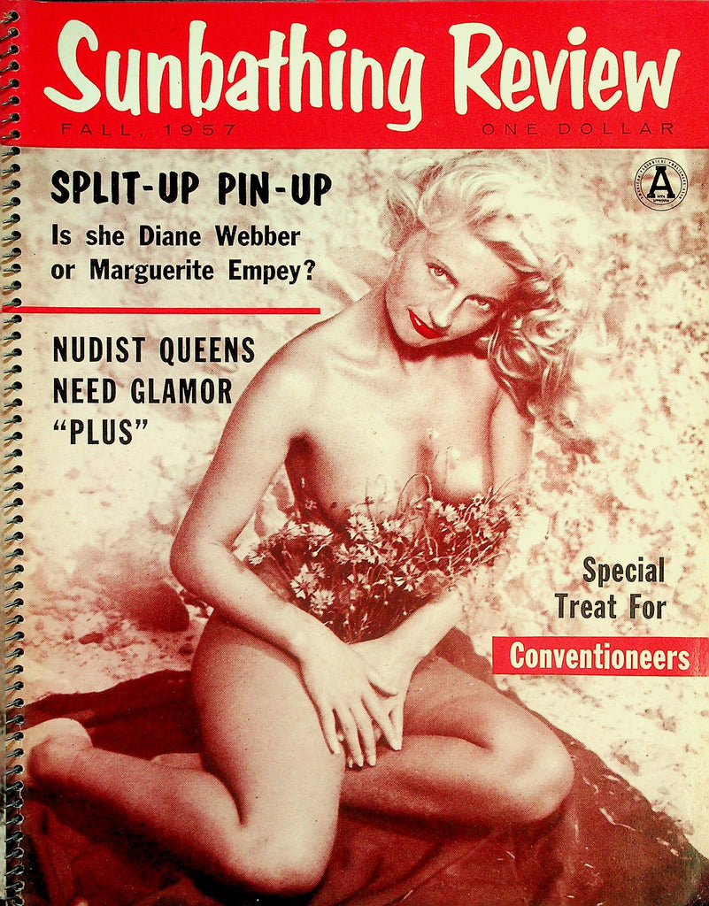 Sunbathing Review Nudist Magazine  Diane Webber / Nudist Queens Need Glamor  Fall 1957   080126lmp-GSC
