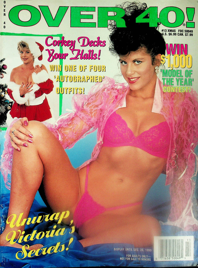 Over 40! Magazine  Covergirl Victoria / Corkey Decks Your Halls!  Xmas 1995    103125lm-p