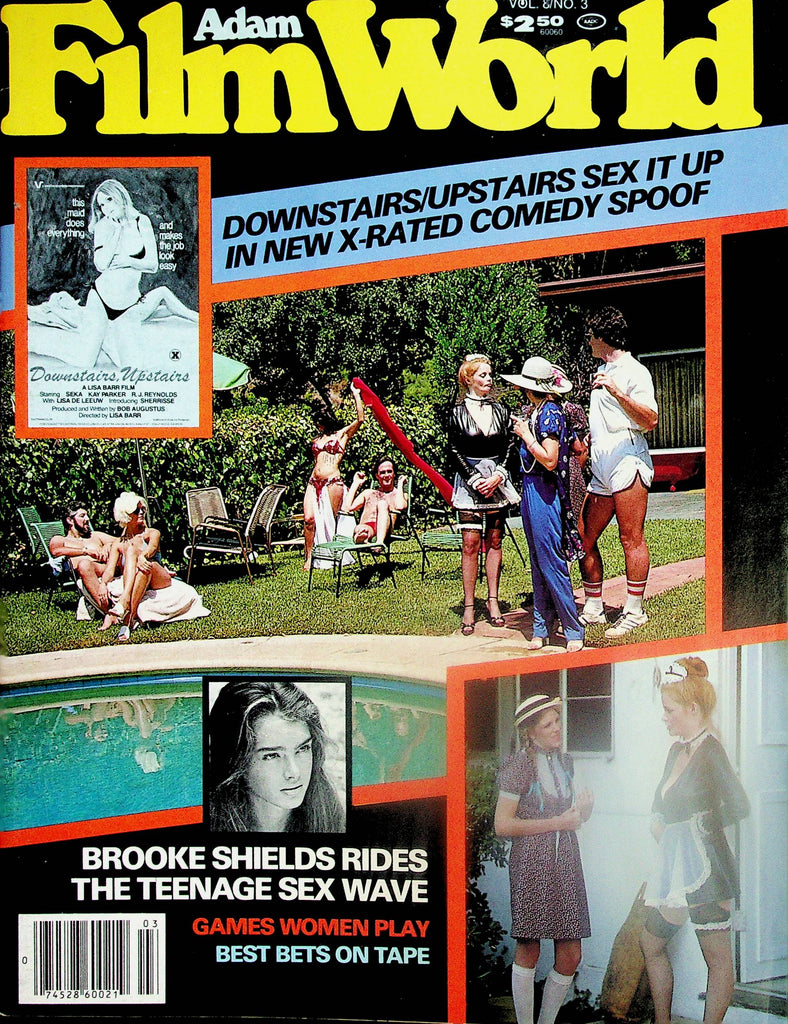 Adam Film World Magazine  Brooke Shields, Seka, Lisa De Leeuw  vol.8 #3  1981   071425lm-p