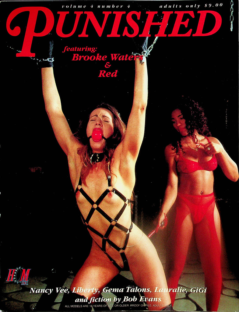 Punished Bondage Magazine   Featuring Brooke Waters & Red  vol.4 #4  1996  by HOM   051824lm-p