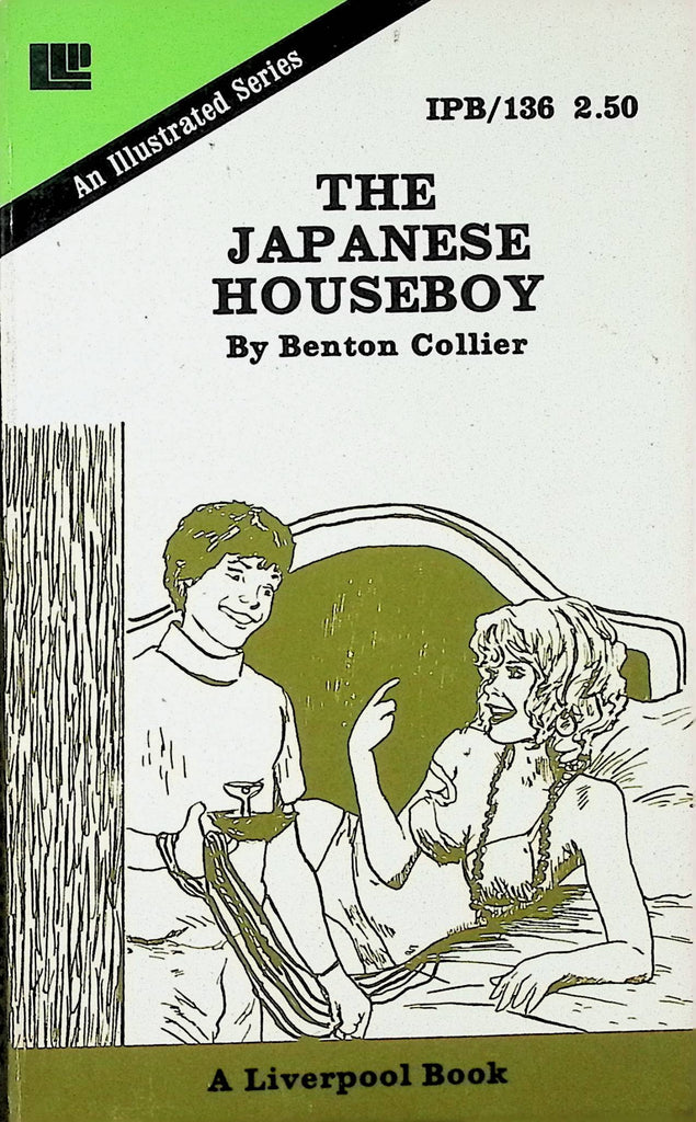 The Japanese Houseboy by Benton collier IPB136 1976 Illustrated Liverpool Library Press Adult Paperback Novel-091124AMP